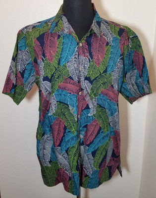Cooke Street Mens XL Hawaiian Short Sleeve Button Up Shirt Tropical Island Aloha
