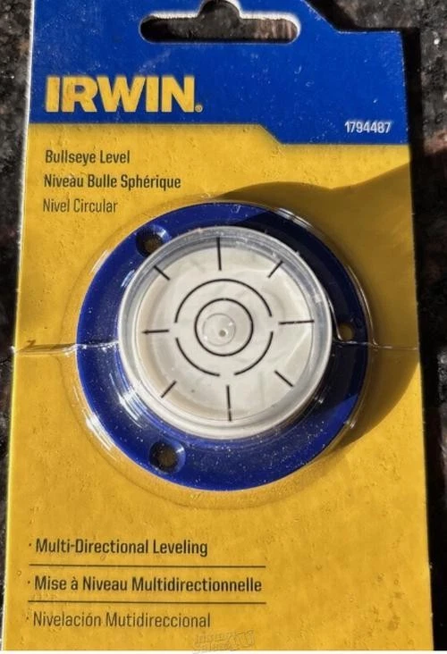 IRWIN BullsEye LEVEL Circular Round Shape New 1794487 Plastic Appliance - Image 2 of 3