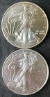 2015 and 2018 $1 American Silver Eagle Dollars