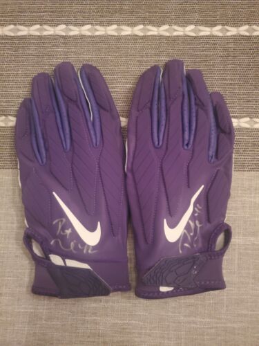 Baltimore Ravens Patrick Ricard Game Used Autographed Gloves - Foto 1 di 4
