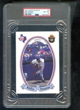 1987 Texas Rangers Wildfire Prevention Fire Safety #4 Mike Mason PSA 8 Card MLB