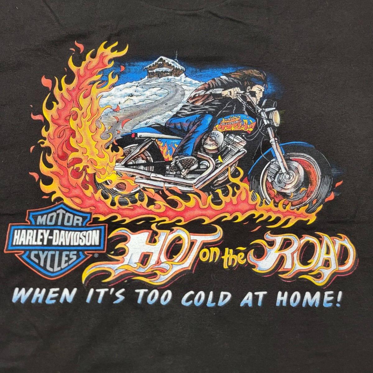 Vintage 90s Harley Davidson Brooklyn New York T-Shirt Adult