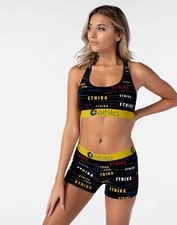 Ethika Women’s Staple Matching Set - Sports Bra & Shorts - New Trendy Loungewear