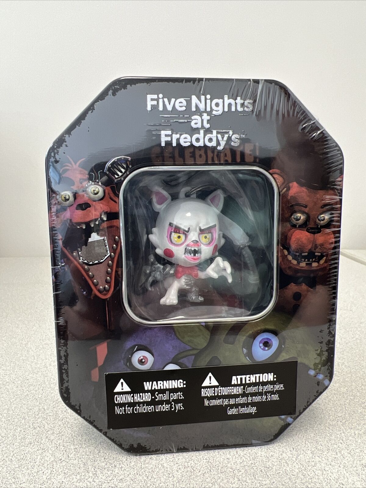  Five Nights at Freddy's Collectable Dog Tag Trading Card and  Key Chain Tin Set : Toys & Games