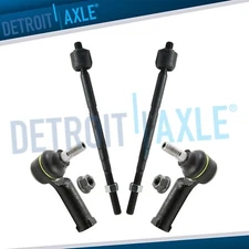 Front Inner Outer Tie Rods End Suspension Links Kit for 2011 - 2018 Ford Fiesta