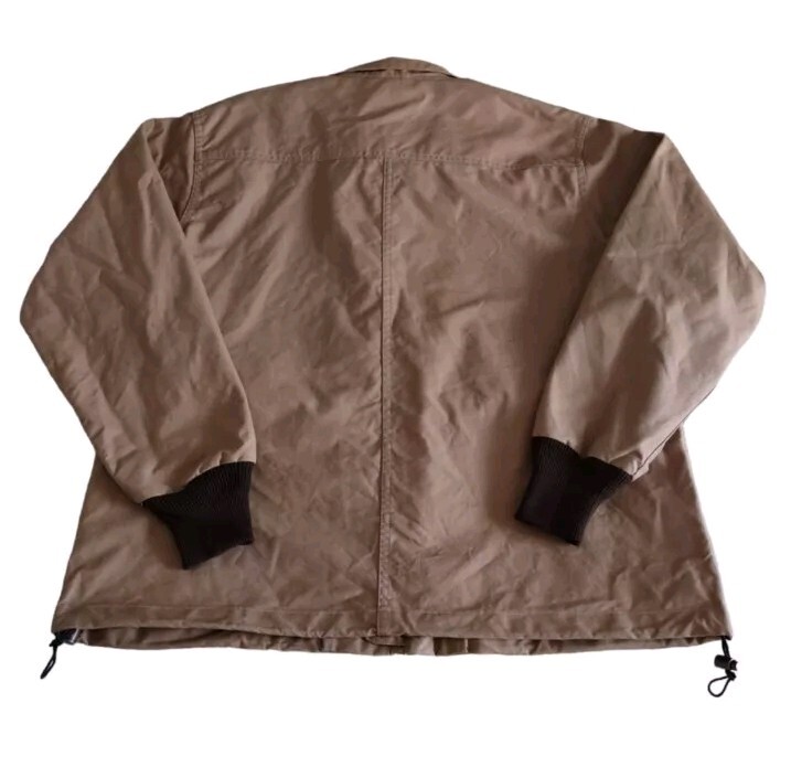 C.C. Filson Size XL Tan Full Zip Bomber Jacket Style 20002