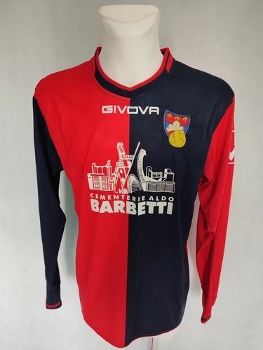 AS Gubbio Home football shirt jersey givona long sleeve size L