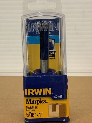 Irwin Marples 1901018 Straight Bit 5/16'' x 1''.  New. Free Shipping