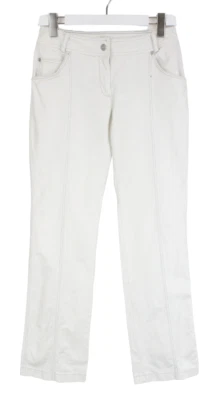 Tricot Chic Jeans Damen US 6 Regular Fit Gewachst Look Reißverschluss Fly Weiß - Bild 1 von 4