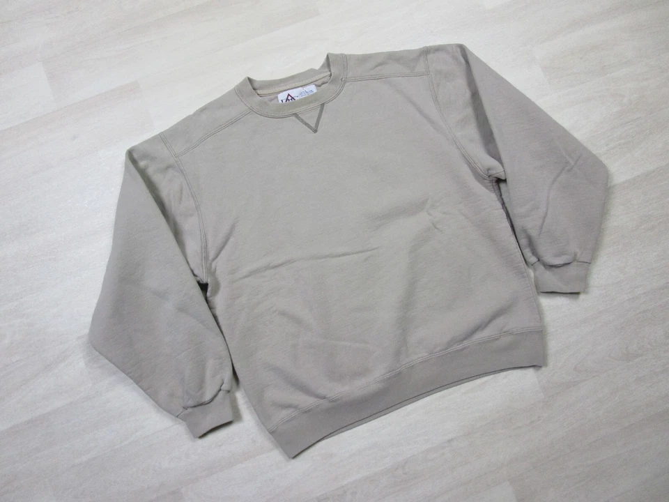 Vintage Russell Athletic 1980s (L) USA Blank Collab Sweatshirt Brown Single V - Image 2 of 4