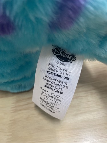 Disney Store Original 15 Zoll Sulley Plüsch Monster inkl. Stofftier Sullivan Pixar - Bild 4 von 6