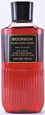 Bath & Body Works Men's BOURBON 3-1 Hair Face Body Wash Gel Shampoo 10oz