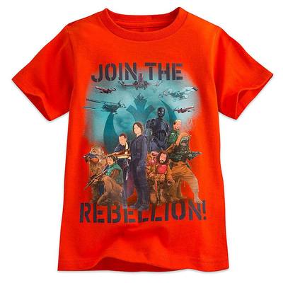 Disney Store Authentic Star Wars Rogue One Cast T Shirt Tee Kids Size NEW 