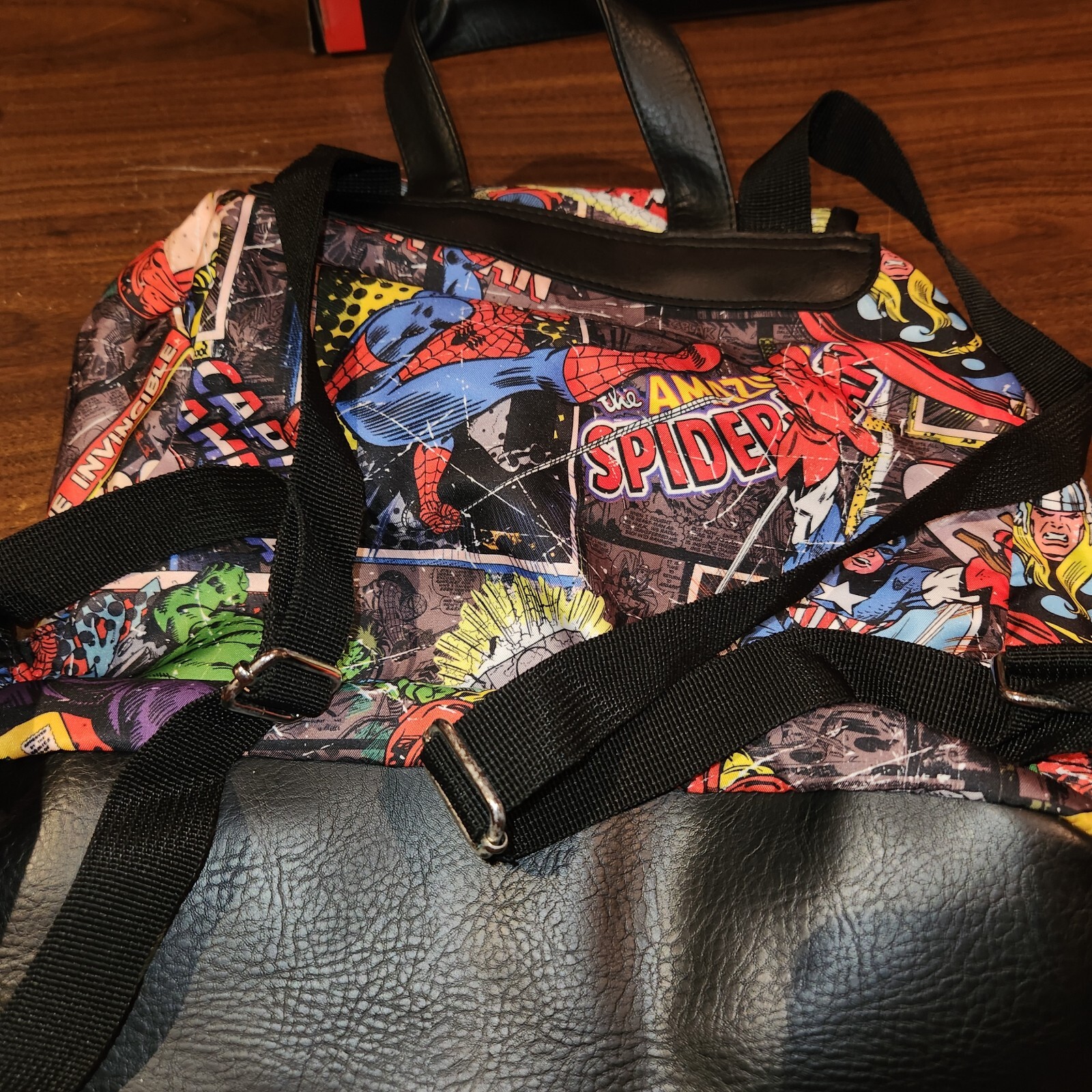 Marvel Comic Book Backpack Drawstring Rucksack Av… - image 3