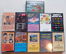 11x Country Mix/HIts Cassettes - 60's Marlboro 1 Legends Requests Nashville