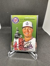 2023 Topps Chrome Platinum Anniversary Base #84 Cade Cavalli Washington