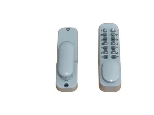Security Code - dDouble Keypad or Single Outdoor white Gate Lock - Picture 3 of 25