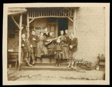 Tornow Neuruppin 1922 - People in Front of the Forest House - 1920s - Photo 11x8cm