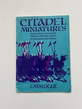 citadel miniatures catalogue for wargaming, dungeons and dragons 1982