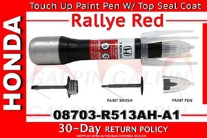 Genuine Oem Honda Touch Up Paint Pen R 513 Rallye Red Ebay