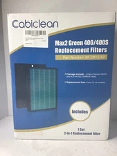 Cabiclean Max2 Green Air Purifier Filter 400/400S Replacement Filter NOB