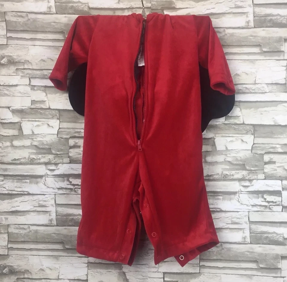 Spirit Halloween Bebé Disfraz Peluche Diablo Mono con Alas Talla 6-12 Meses Foto 2 de 4