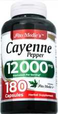 Amazing Cayenne Pepper Capsules Support Healthy Weight Loss 100% Free Ship New