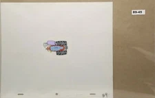 Back To The Future Original Production Drawing And Cel 89-45 Used Cond.