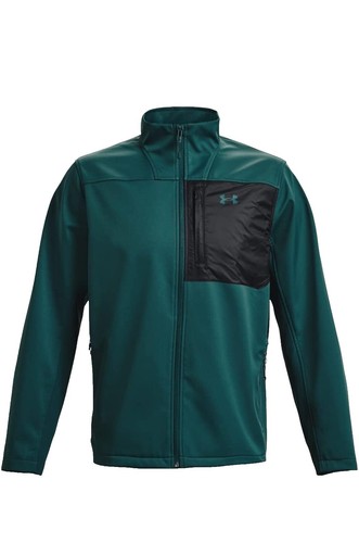 UNDER ARMOUR COLDGEAR MD ダークグリーン Under Armour Men's ColdGear Mock Neck Compression Long