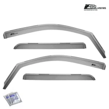 For 15-19 Silverado 2500HD 3500HD Crew Cab IN-CHANNEL Side Window Rain Guards