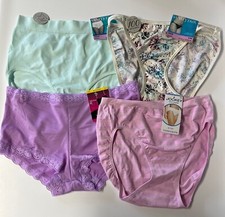 Mixed Lot 4 Women's Size 6 Panties Jockey Maidenform Vanity Fair MSRP 50.00