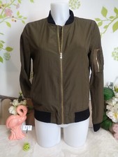 Vêtement occasion femme : Veste kaki " Zara " - T : S / 36