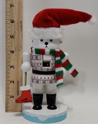 Happy Holiday Mini Nutcracker Christmas Decor 6.5 inch