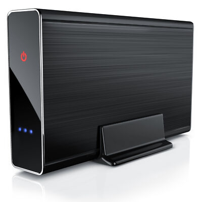 CSL USB 3.0 Super Speed 5 Gbit/s Festplattengehäuse 3,5'' (extern) Case Alu