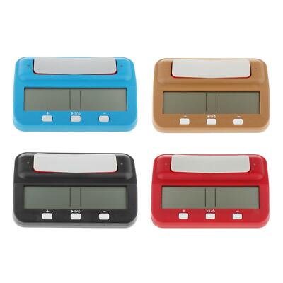 Profi Schachuhr Kompakt Digitaluhr Count Up Down Timer elektronisch