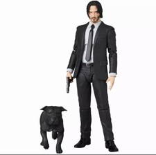 John Wick Action Figure with Dogs - Movable PVC Collectible Toy
