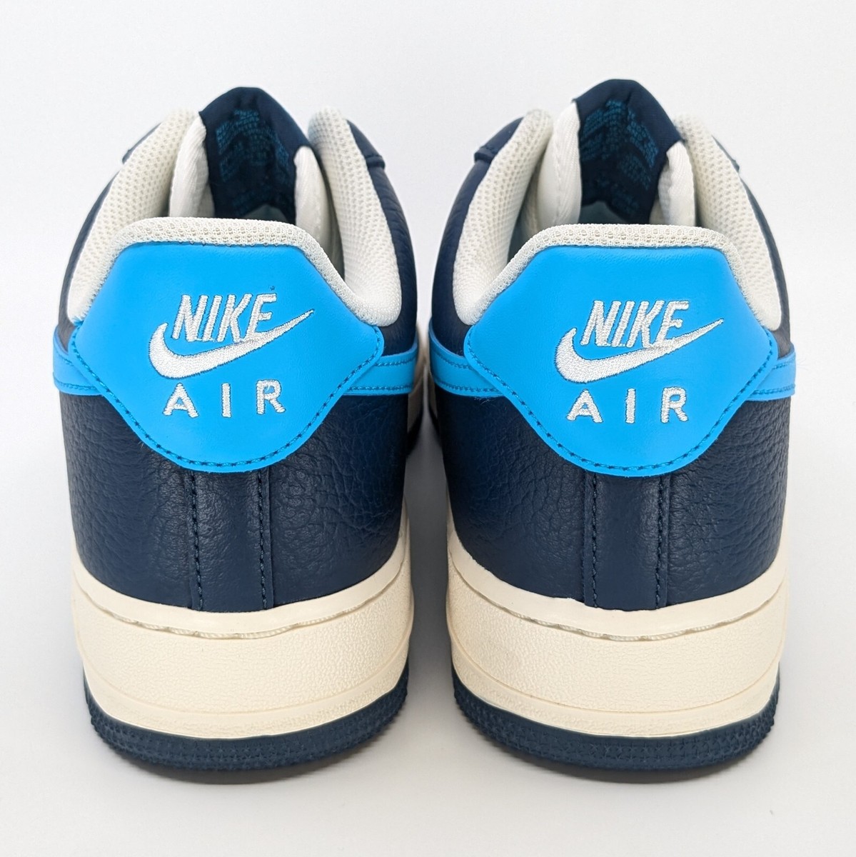Nike Air Force 1 '07 Low Armory Navy Sail Mens Size 9.5 New Retro