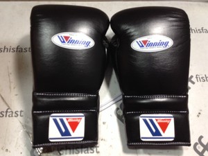 winning boxing gloves 16oz black