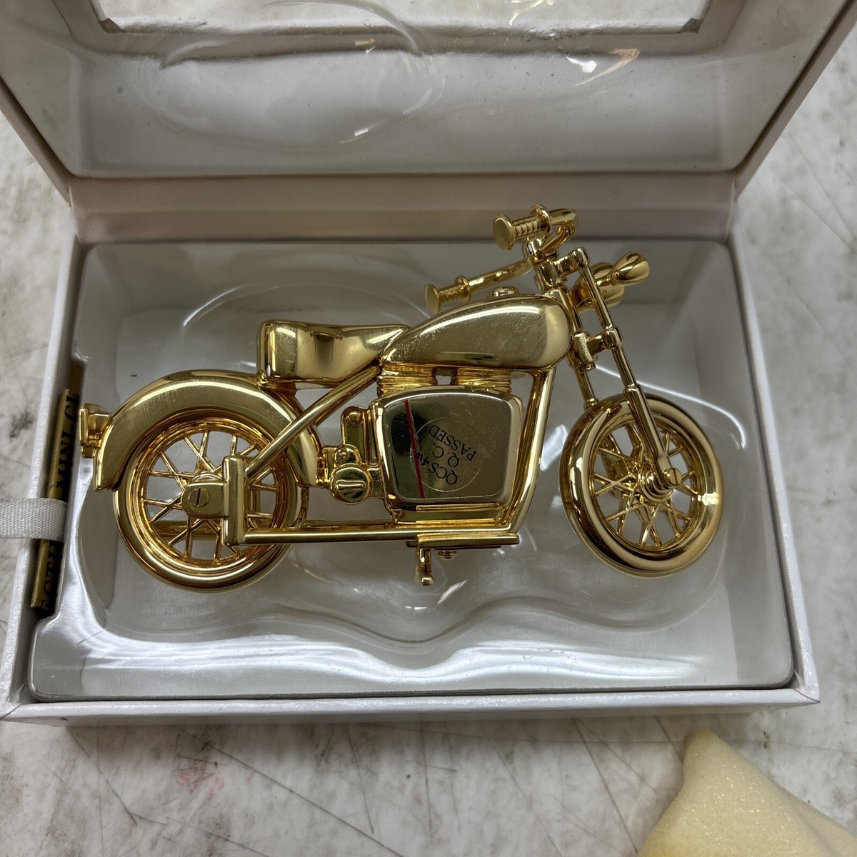 Timex Collectible Motor Cycle Mini-Clock. | eBay