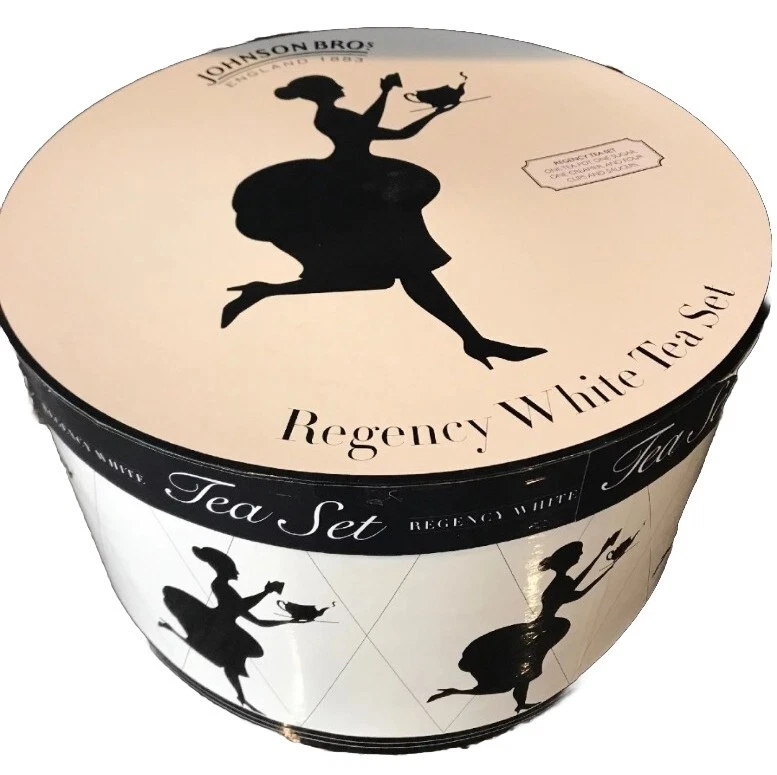 Tea Cup Set Johnson Bros. England Regency White  - Image 2 of 4