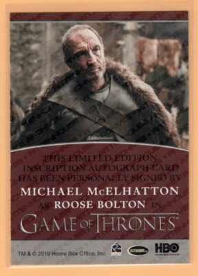 マイケル・マケルハットン【GAME of THRONES】 2021 Game of Thrones Roose Bolton (Michael McElhatton) Metal