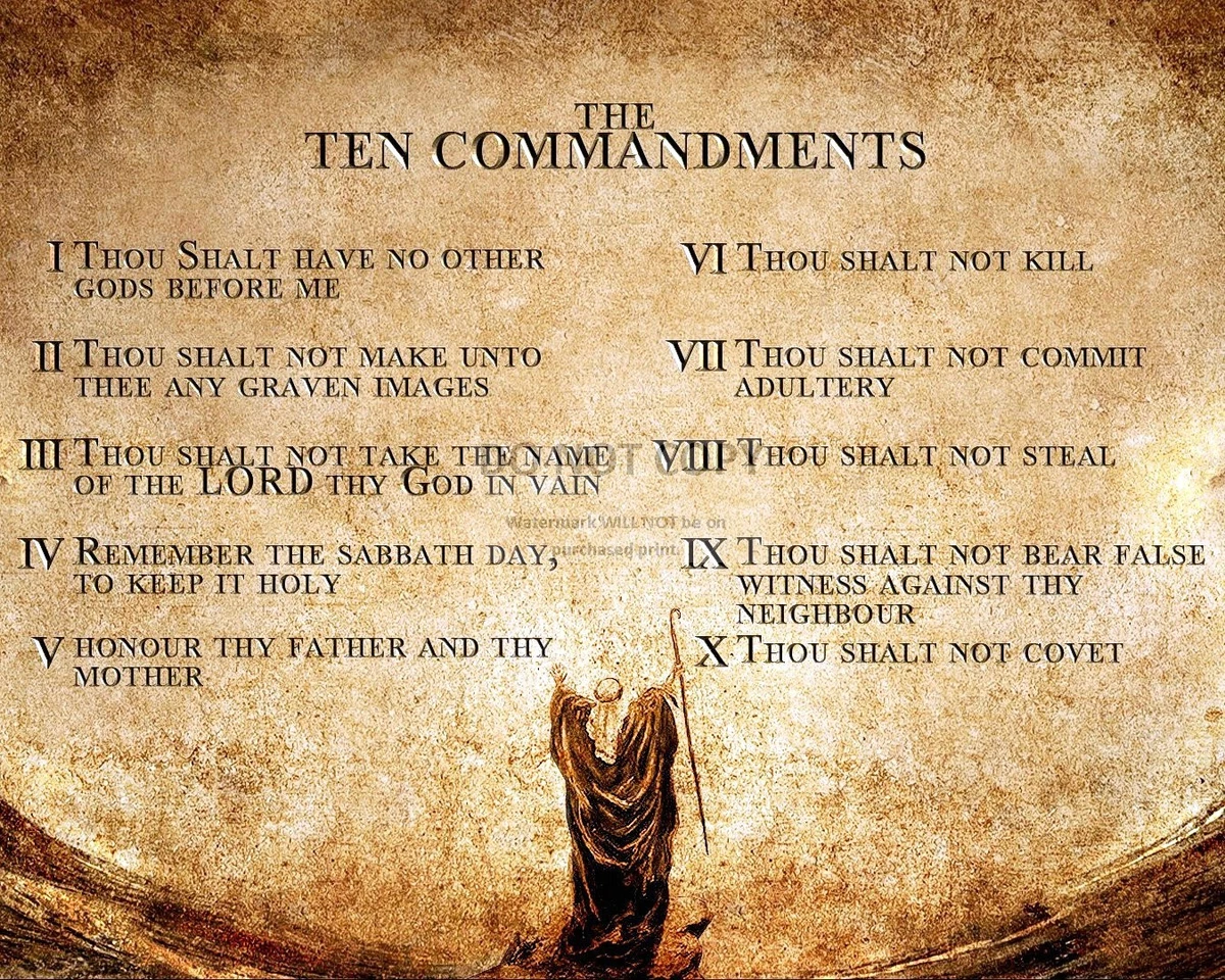 What Are The 10 Commandments For Christianity