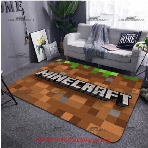 Dormitorio Salón Alfombras Antideslizantes Suelo Alfombras Niños Minecraft - Imagen 29 de 34