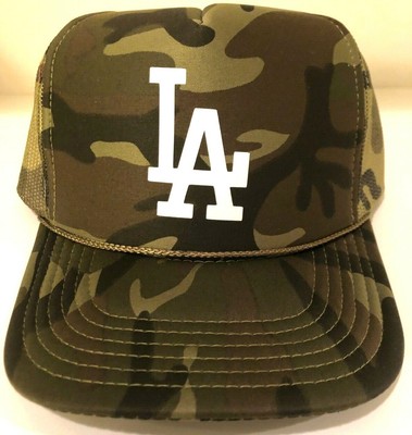 Los Angeles Dodgers Camouflage White LA 