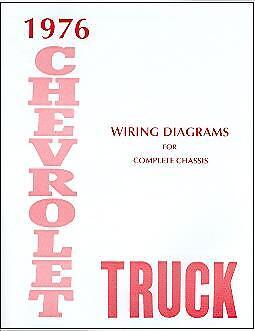 1976 76 CHEVROLET TRUCK WIRING MANUAL | eBay