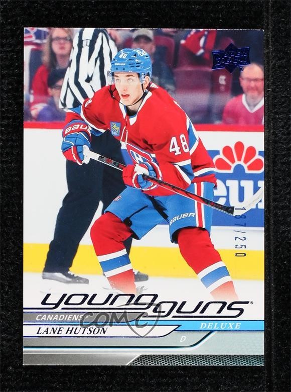 2024 Upper Deck Series 1 Young Guns Deluxe /250 Lane Hutson #229 Rookie RC 3ir