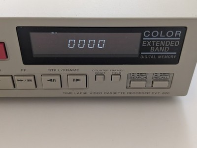 Sony Watchcorder EVT-820 CLEAN Powers On, Eject Works, Untested Further +Manual