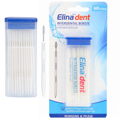 60x Interdentalbürste Zahnzwischenraumbürste Dentalbürste Universalgröße in Etui
