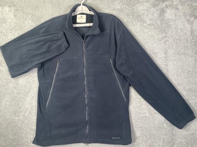 Snow Peak Jacket Mens XL Blue Polartec Micro Fleece Hike Zip Pockets SW-23AU011