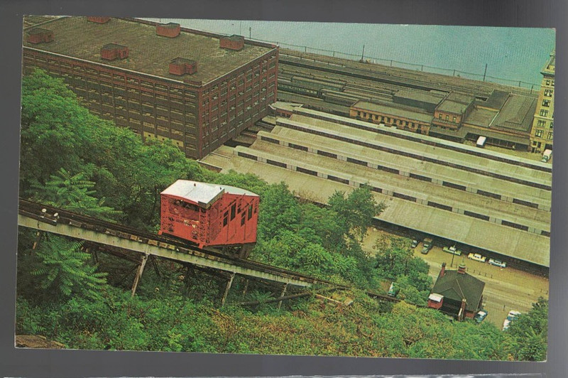 PC-5823**Vtg. PC **The Monongahela Incline** Pittsburgh, Pa.